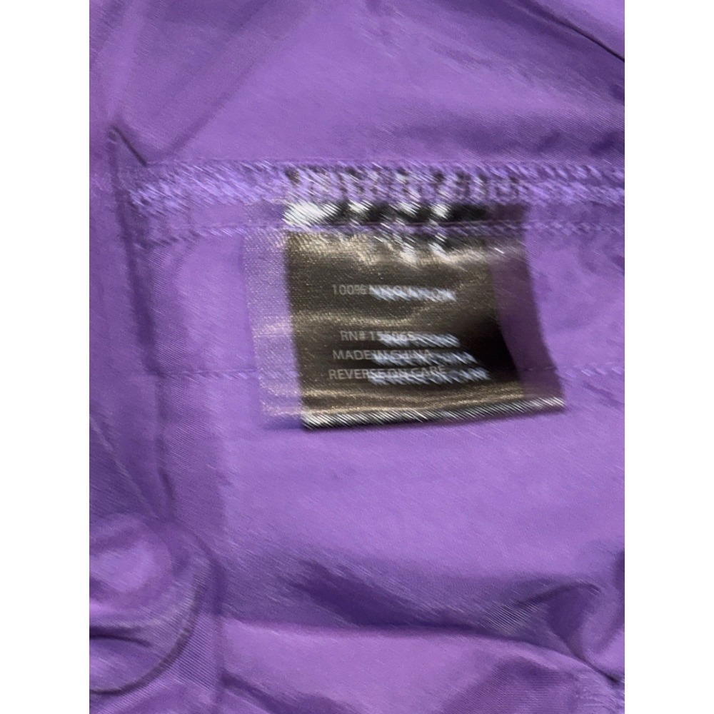 Bronze 56K Baggy Windbreaker Cargo Track Pants Belted Men's L Purple Skater EUC - Picture 6 of 8